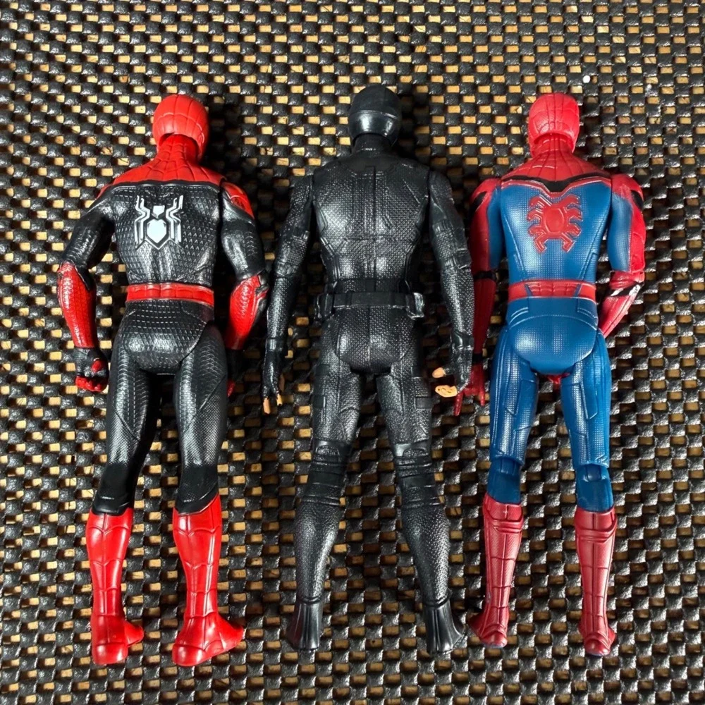 Hasbro Marvel Spider-Man Action Figure Lot Far From Home Stealth Suit Stark Suit